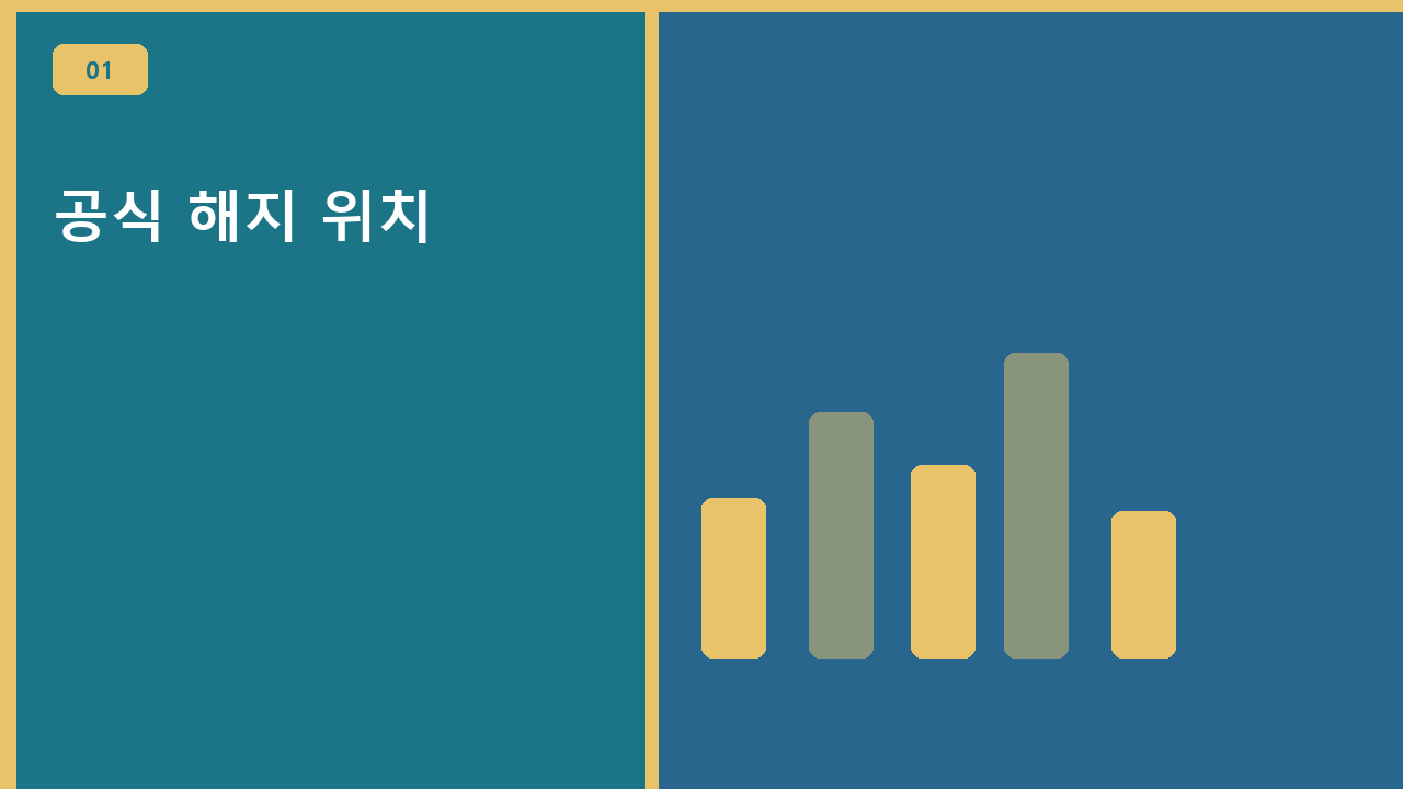 공식 해지 위치